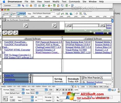 macromedia dreamweaver for windows 10.
